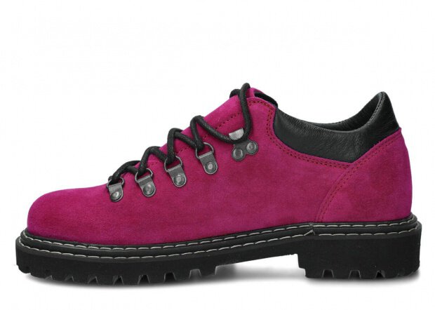 Shoe EVENEMENT EV902 purple velours leather