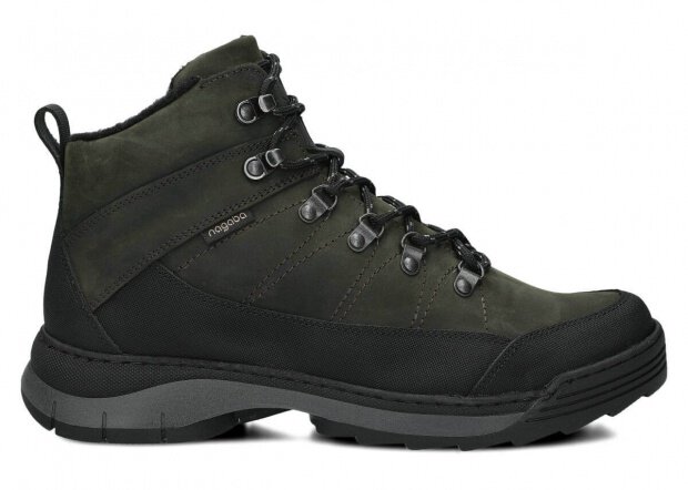 Men's trekking ankle boot NAGABA 442 khaki crazy leather