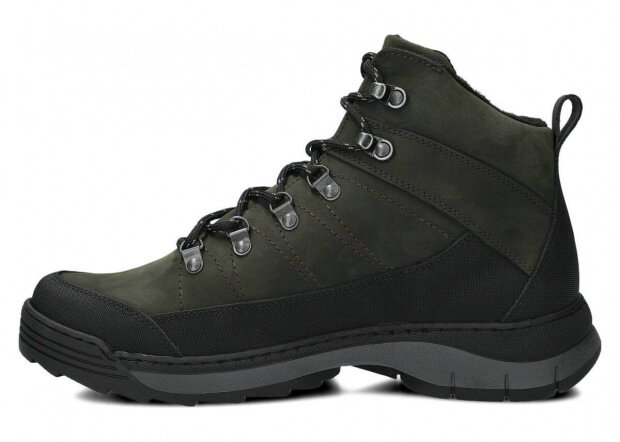 Men's trekking ankle boot NAGABA 442 khaki crazy leather