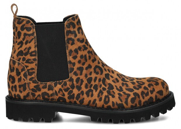 Women's ankle boot NAGABA 620 ginger lampart leather