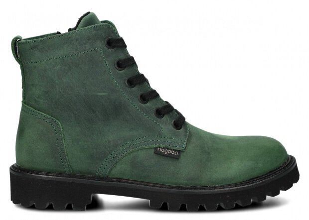 Hiking boot NAGABA 0941 green crazy leather