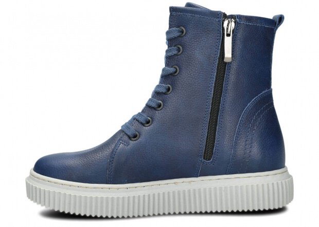 Ankle boot NAGABA 3931 navy blue cloud leather
