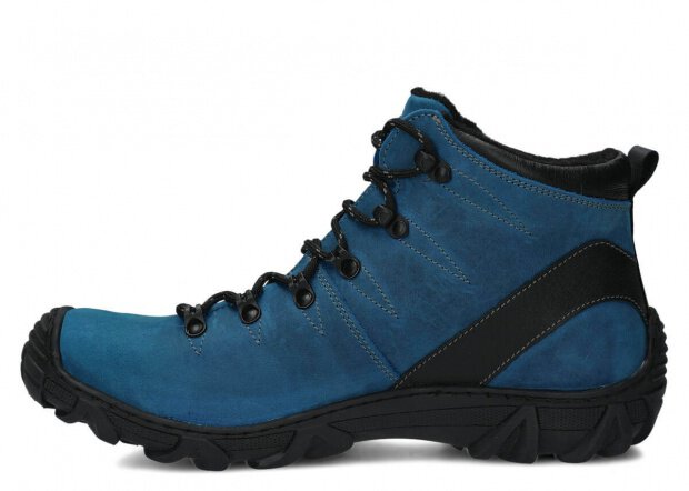 Men's trekking ankle boot NAGABA 403 cobalt crazy leather