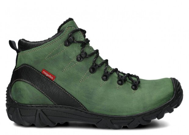 Men's trekking ankle boot NAGABA 403 green crazy leather