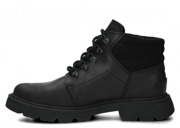Hiking boot NAGABA 1122 black crazy leather