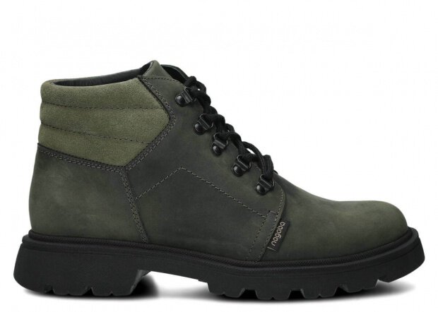 Hiking boot NAGABA 1122 khaki crazy leather