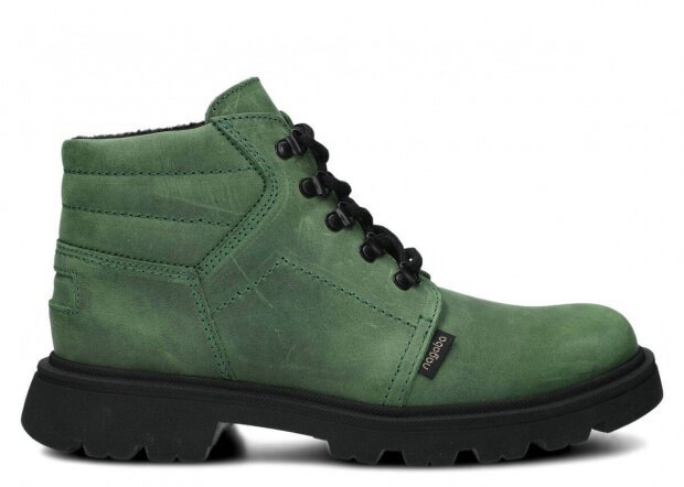 Hiking boot NAGABA 1122 green crazy leather