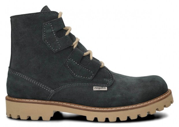 Men's ankle boot NAGABA 488/1 graphite velours leather