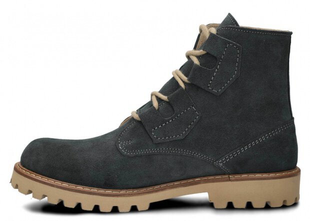 Men's ankle boot NAGABA 488/1 graphite velours leather