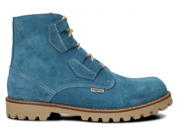 Men's ankle boot NAGABA 488/1 jeans velours leather