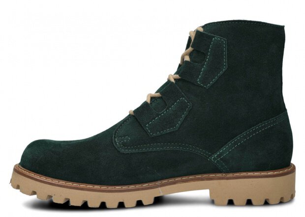 Men's ankle boot NAGABA 488/1 emerald velours leather
