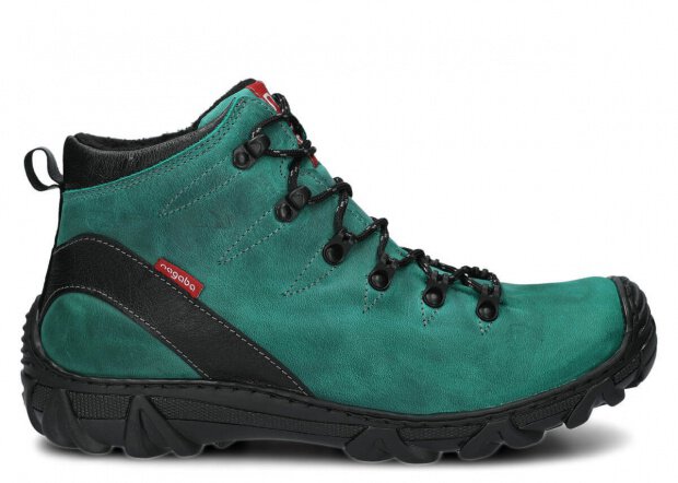 Men's trekking ankle boot NAGABA 403 emerald crazy leather
