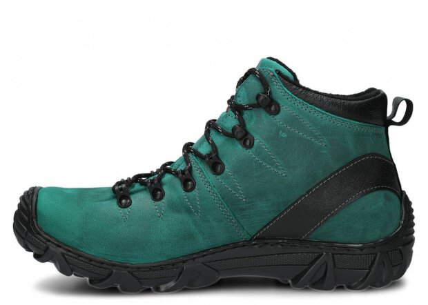 Men's trekking ankle boot NAGABA 403 emerald crazy leather