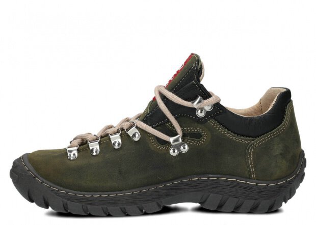Trekking shoe NAGABA 055 rotten green crazy leather