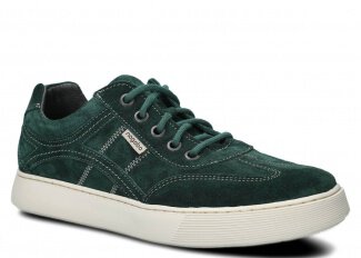 Men's shoe NAGABA 427 emerald velours leather