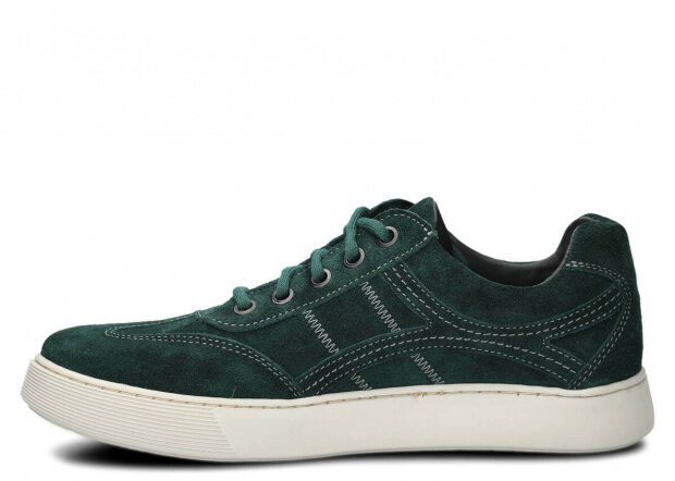 Men's shoe NAGABA 427 emerald velours leather