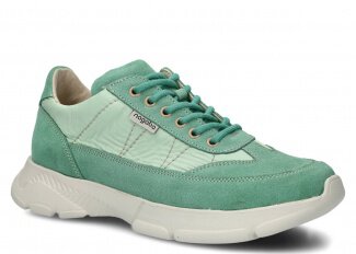 Shoe NAGABA 614 mint velours leather