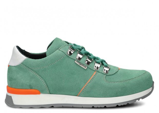 Shoe NAGABA 313 mint velours leather