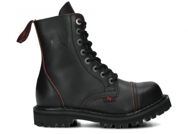 Combat booty NAGABA 8H burgundy lico leather