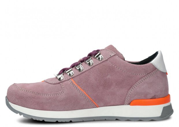 Shoe NAGABA 313 light pink velours leather
