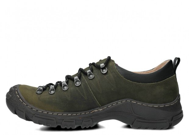 Men's trekking shoe NAGABA 444 rotten green crazy leather