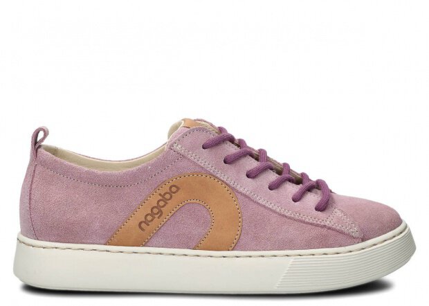 Shoe NAGABA 611 light pink velours leather