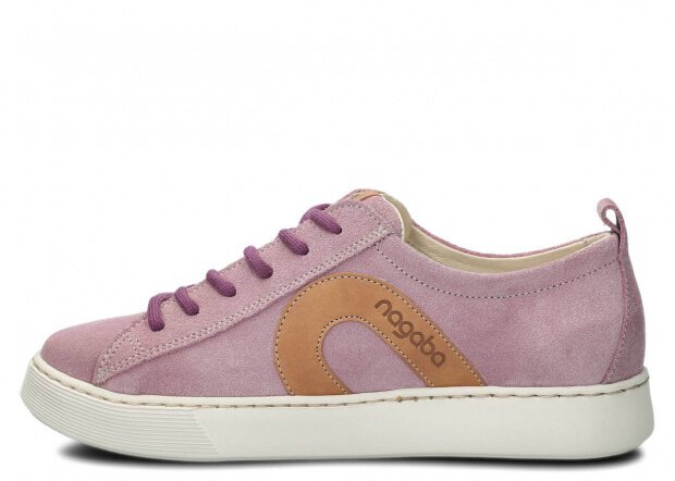Shoe NAGABA 611 light pink velours leather