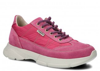 Shoe NAGABA 614 pink velours leather