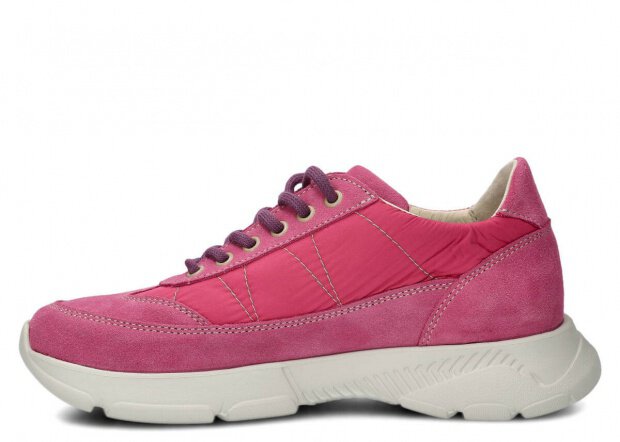 Shoe NAGABA 614 pink velours leather