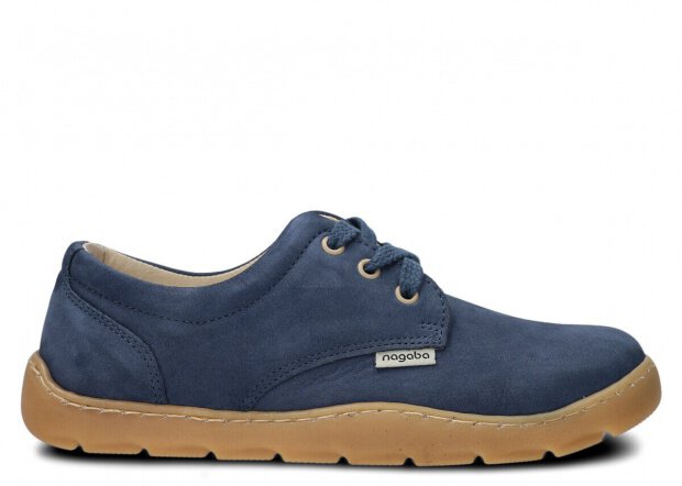 Shoe NAGABA 630 navy blue samuel leather