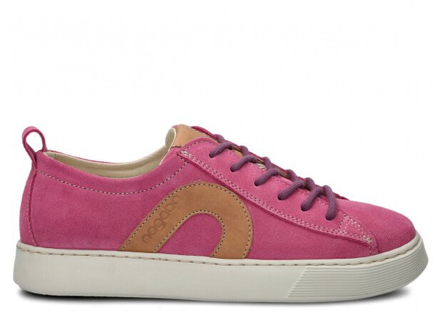 Shoe NAGABA 611 pink velours leather