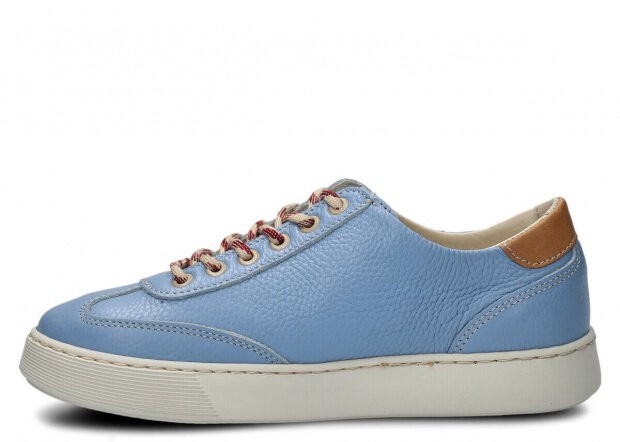 Shoe NAGABA 612 light blue rustic leather