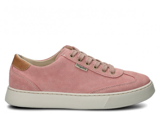 Shoe NAGABA 612 coral velours leather