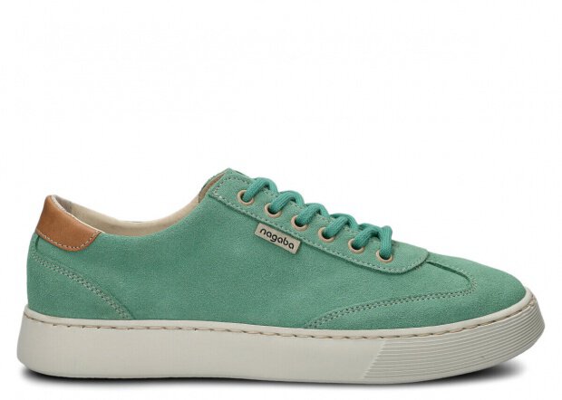 Shoe NAGABA 612 mint velours leather