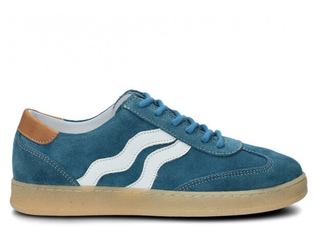 Shoe NAGABA 129 jeans velours leather