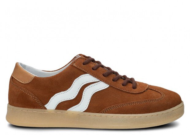 Shoe NAGABA 129 brown velours leather