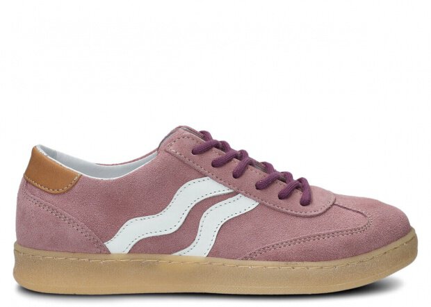 Shoe NAGABA 129 light pink velours leather