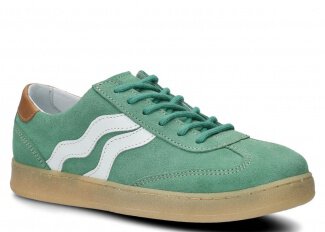 Shoe NAGABA 129 mint velours leather