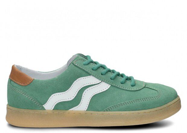 Shoe NAGABA 129 mint velours leather