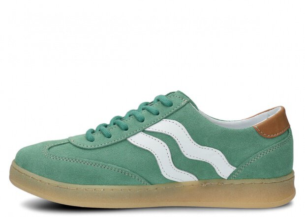 Shoe NAGABA 129 mint velours leather