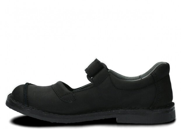 Women's shoe NAGABA 131 black crazy leather