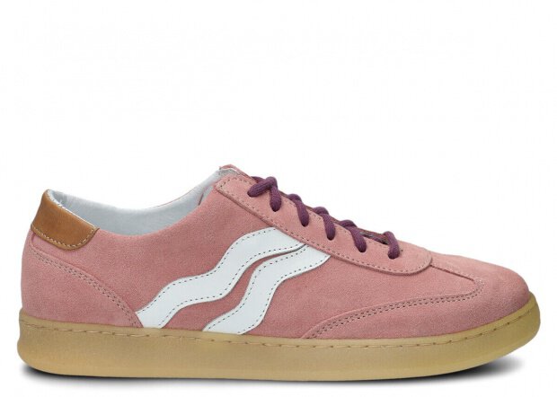 Shoe NAGABA 129 coral velours leather