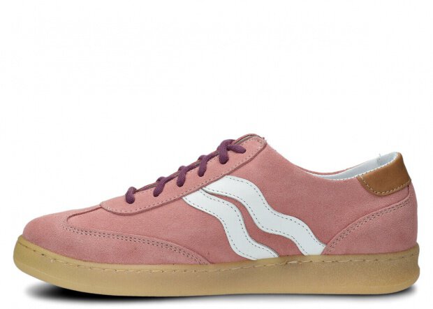 Shoe NAGABA 129 coral velours leather