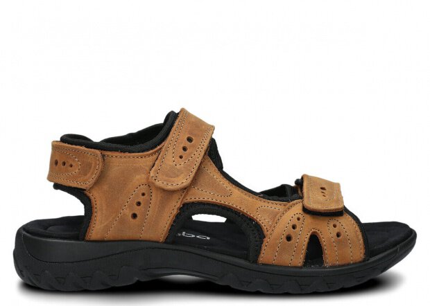 Women's sandal NAGABA 264 brown crazy leather