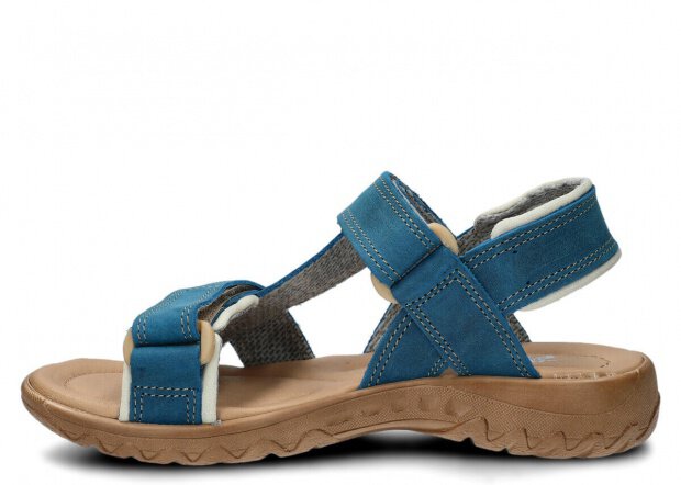 Women's sandal NAGABA 168 cobalt crazy leather