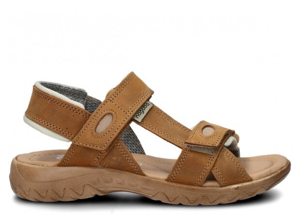 Women's sandal NAGABA 168 brown crazy leather