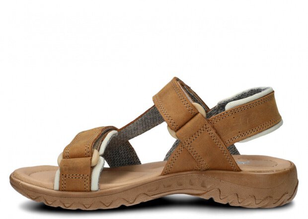 Women's sandal NAGABA 168 brown crazy leather