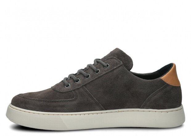 Men's shoe NAGABA 439 graphite velours leather