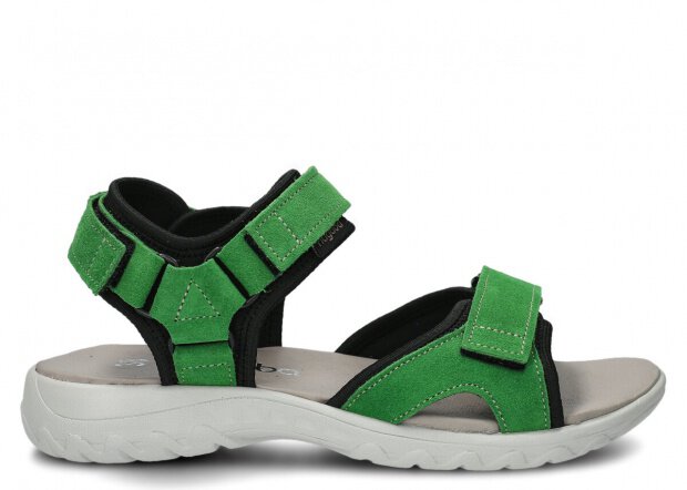 Women's sandal NAGABA 266 grassy velours leather