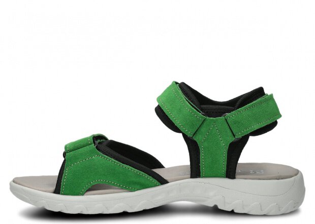 Women's sandal NAGABA 266 grassy velours leather